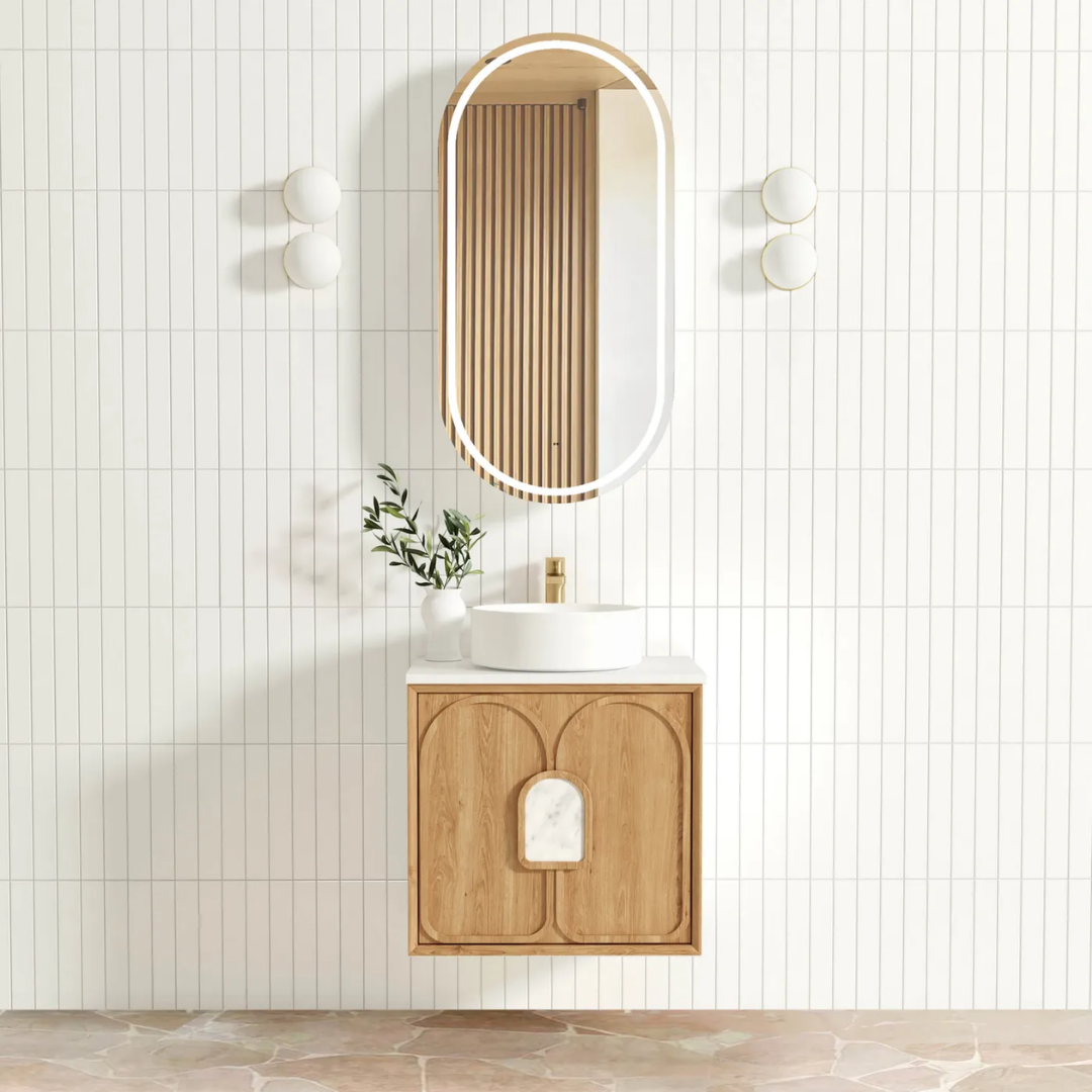 Laguna Natural American Oak Vanity 600mm