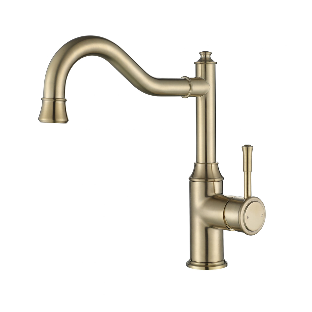Montpellier Shepherd Kitchen Mixer Brushed Bronze