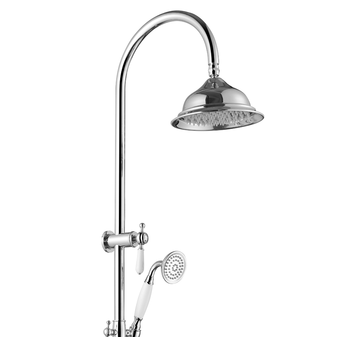 Bordeaux Shower Column Chrome