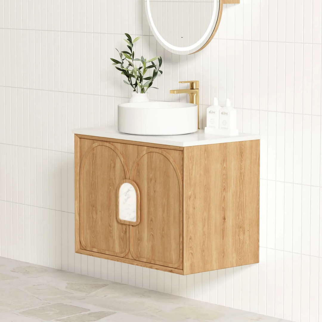 Laguna Natural American Oak Vanity 600mm