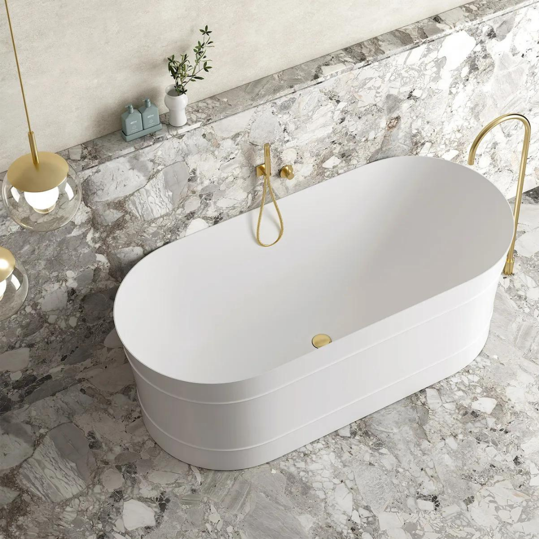 Bondi Bath Matt White 1500mm