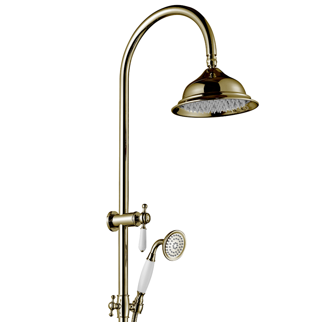 Bordeaux Shower Column Brushed Bronze