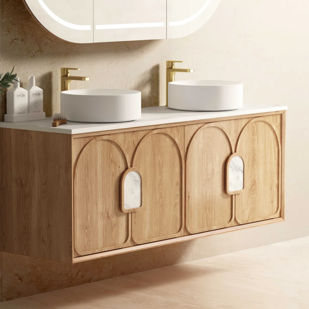 Laguna Natural American Oak Vanity 1500mm