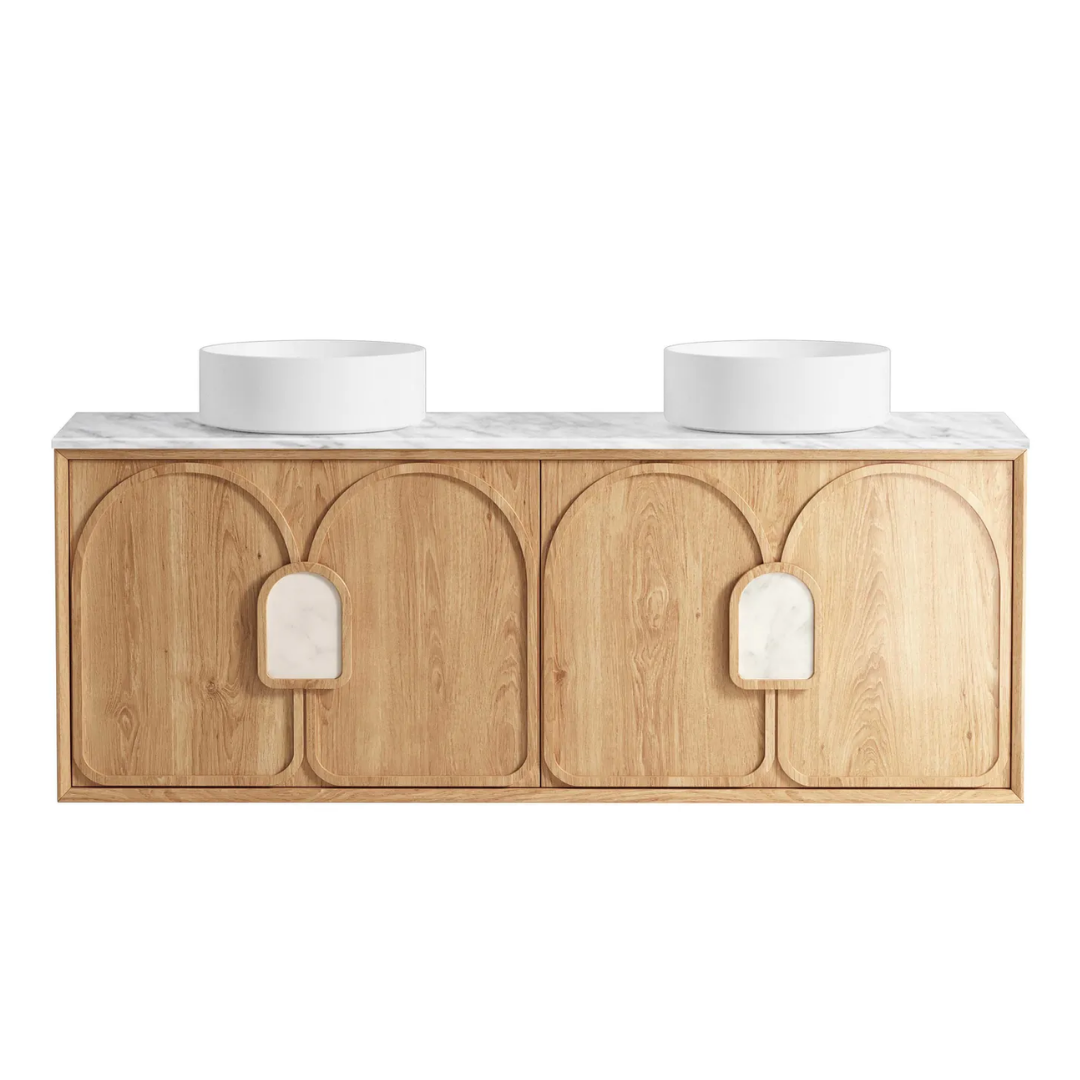 Laguna Natural American Oak Vanity 1500mm