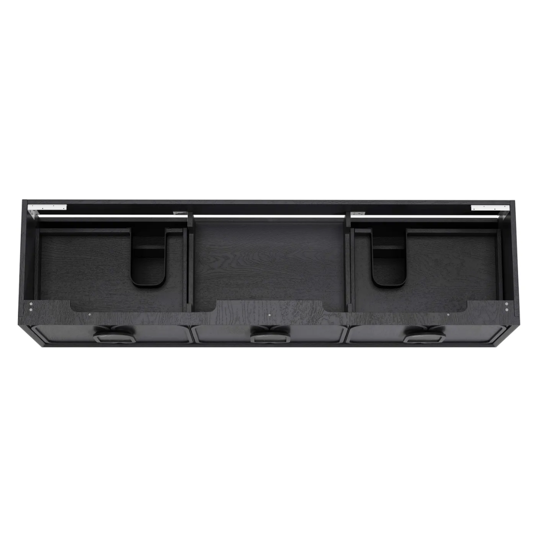 Laguna Black American Oak Vanity 1800mm
