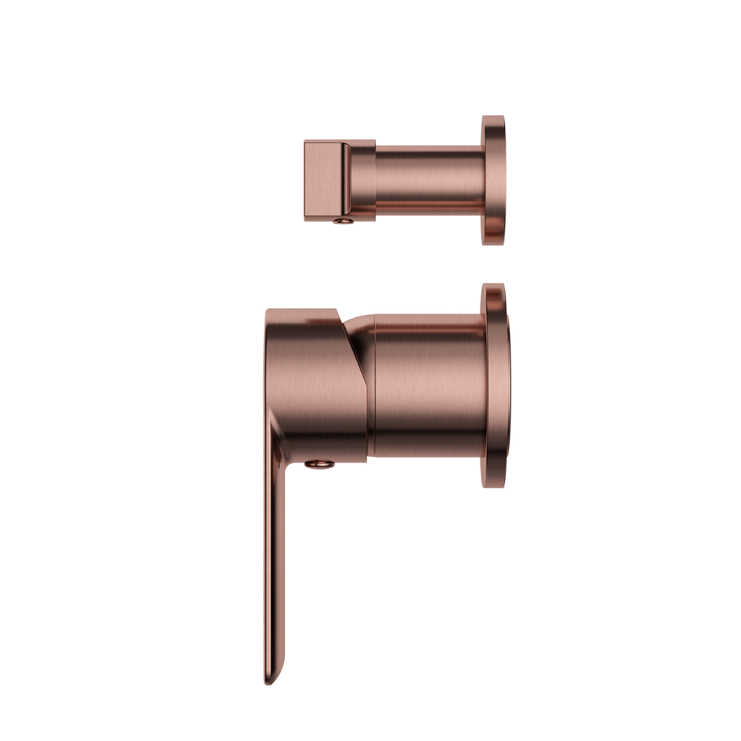 Nova Diverter Mixer Champagne