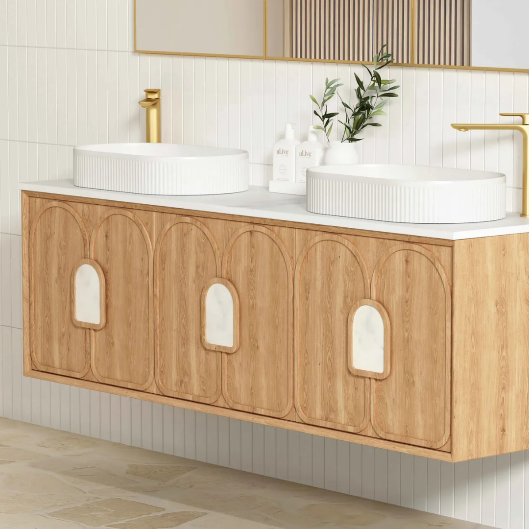 Laguna Natural American Oak Vanity 1800mm