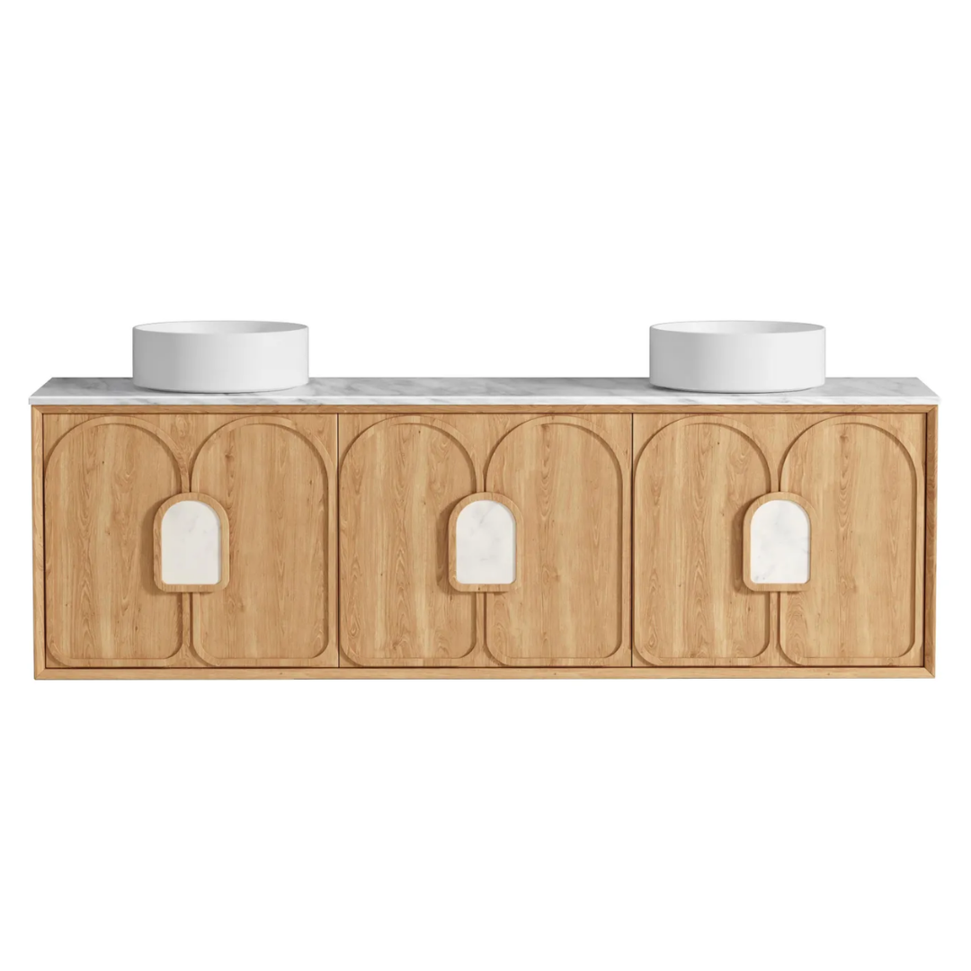 Laguna Natural American Oak Vanity 1800mm