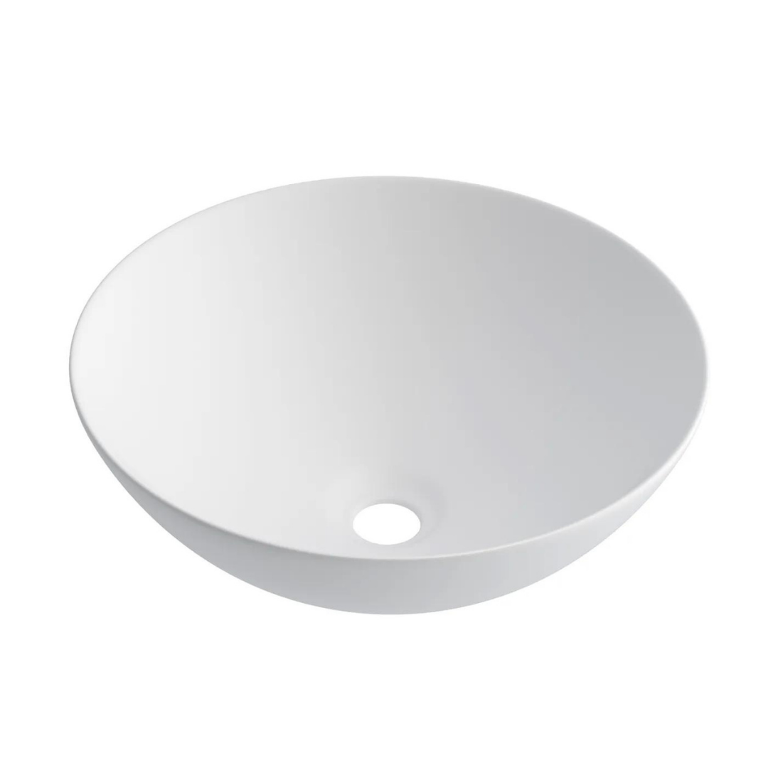 Bondi 400x400x135 Matte White Basin