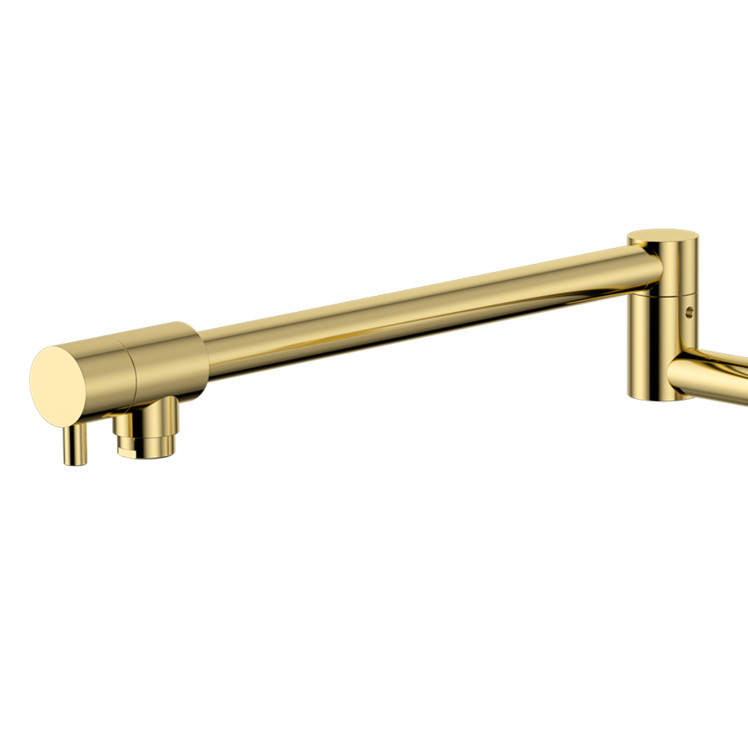 Star Mini Kitchen Pot Filler Polished Brass