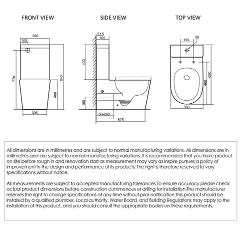 Alzano Toilet Suite Rimless