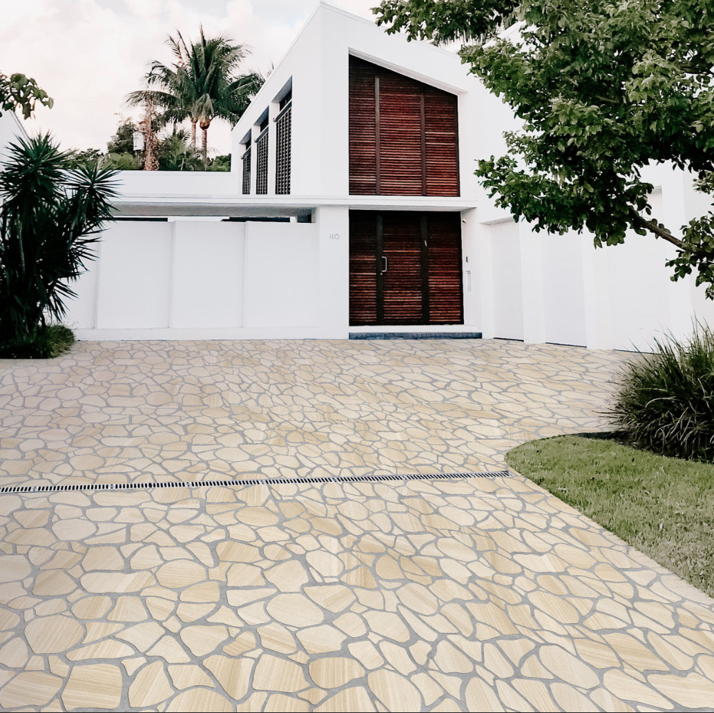 Agra Sandstone Crazy Pave