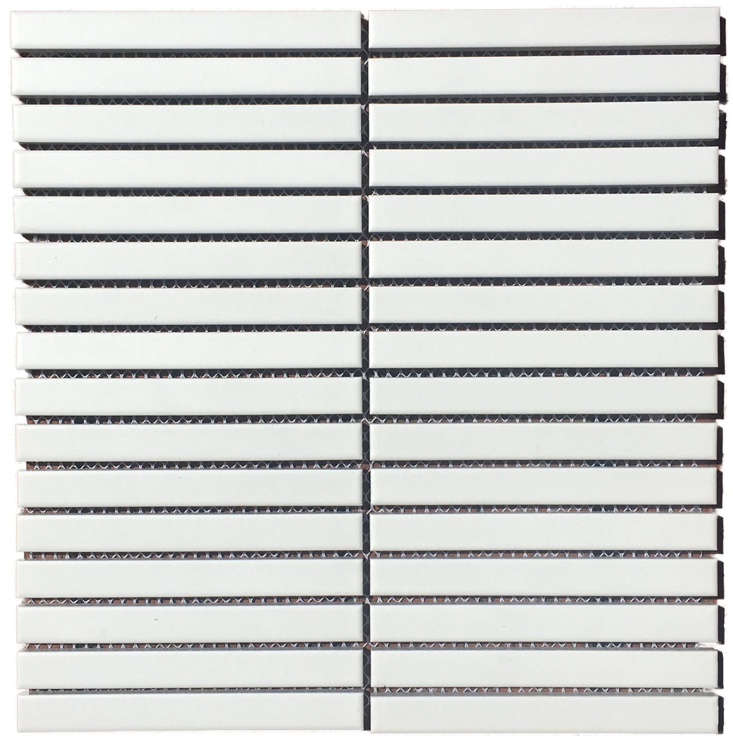 Bounty White Matt Finger mosaic 296x296mm