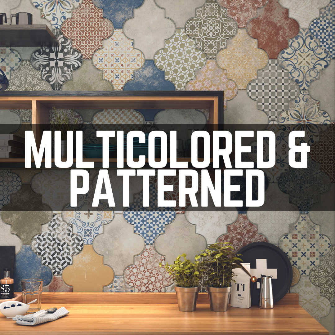 Multiple Size Pattern Tile Multicoloured & Patterned – The Tile Merchants