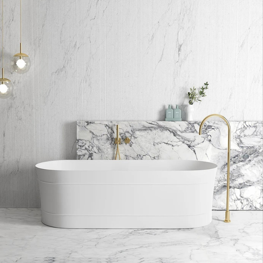 Bondi Bath Matt White 1700mm