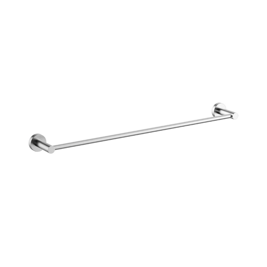 Mirage Single Towel Rail 600mm Brushed Chrome