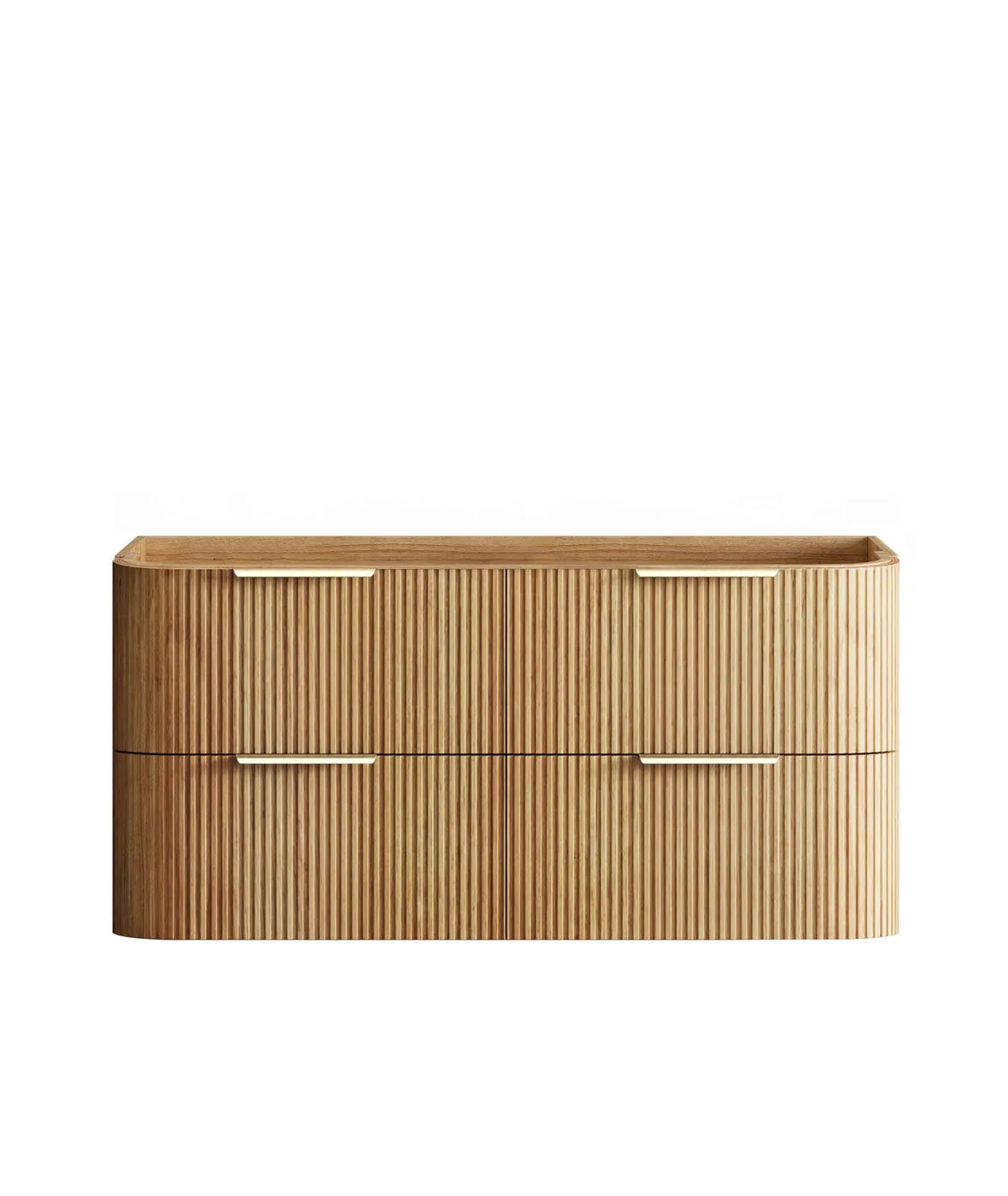 Havana Woodland Oak Fluted Vanity 1200mm