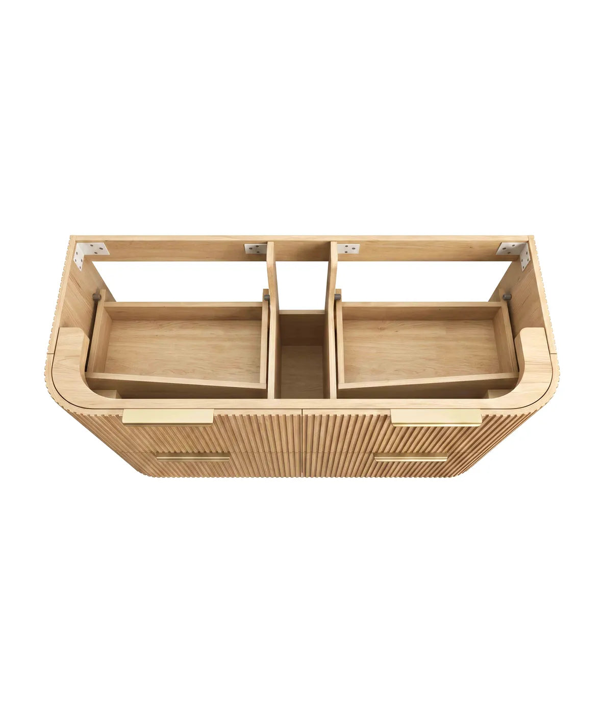Havana Woodland Oak Fluted Vanity 1200mm