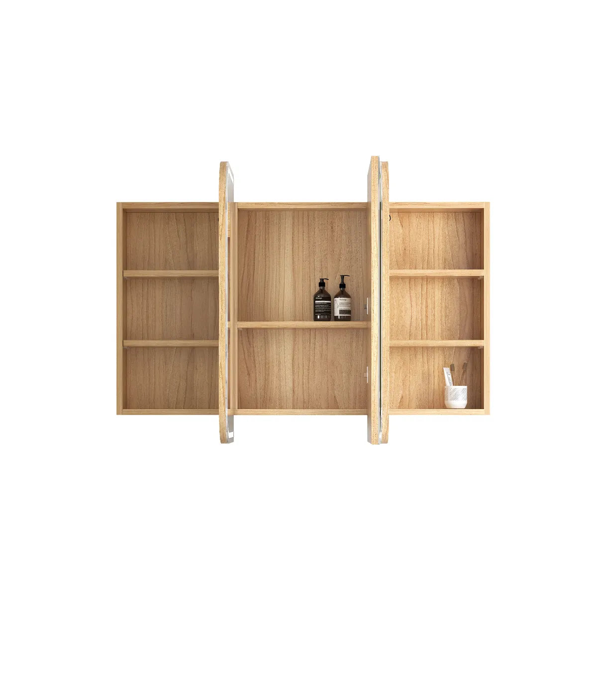 Newport 1200x750 Woodland Oak Shaving Cabinet