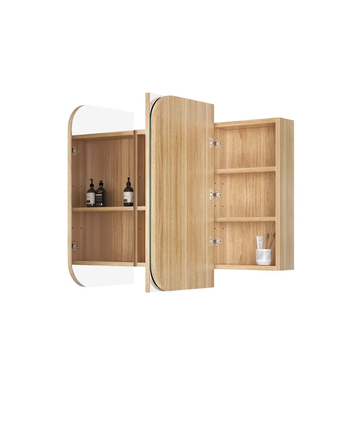 Newport 1200x750 Woodland Oak Shaving Cabinet