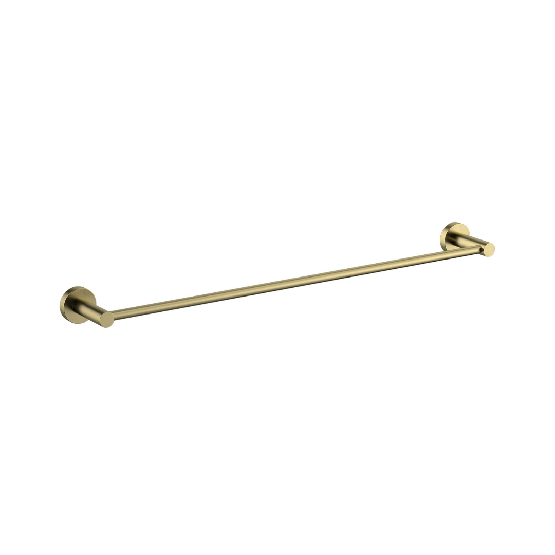 Mirage Single Towel Rail 600mm Brushed Bronze