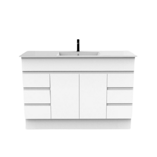 Mars White 1200mm Vanity (Finger Pull)