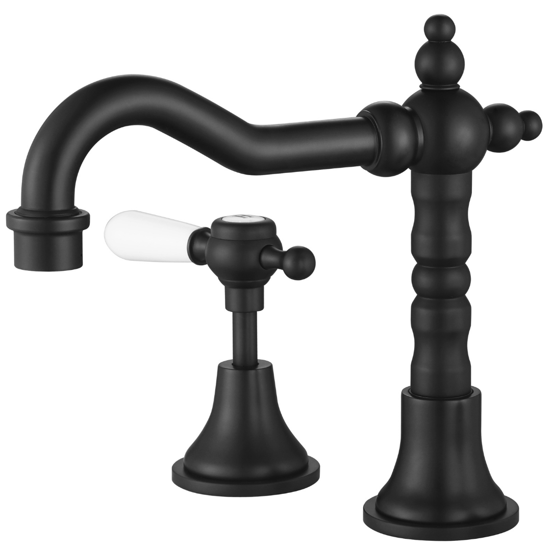 Bordeaux Basin Set Matt Black