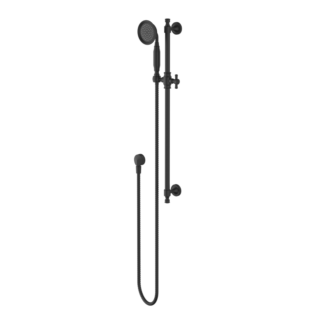 Montpellier Shower on Rail Matt Black