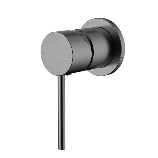 Star Mini Shower Mixer 60mm Gun Metal