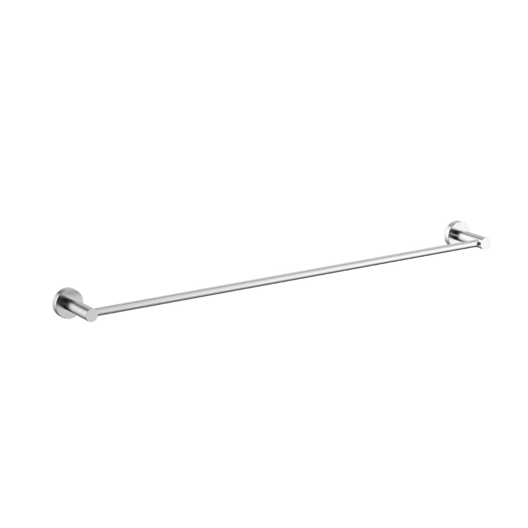 Mirage Single Towel Rail 750mm Brushed Chrome