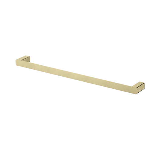 Nova Single Towel Rail 600mm Brushed Bronze