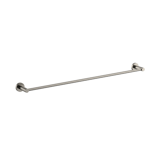 Mirage Single Towel Rail 750mm Brushed Nickel