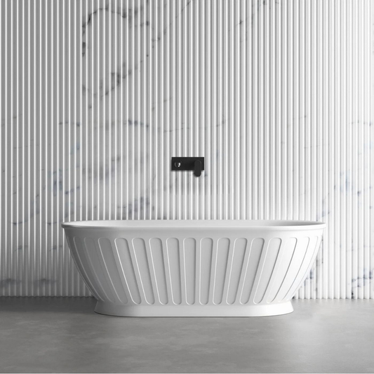 Kensington Bath Matt White 1700mm