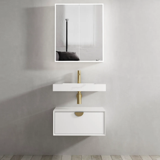 Moonlight White Vanity 600mm