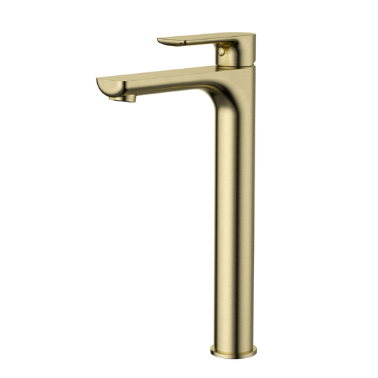 Nova High Rise Basin Mixer Brushed Bronze