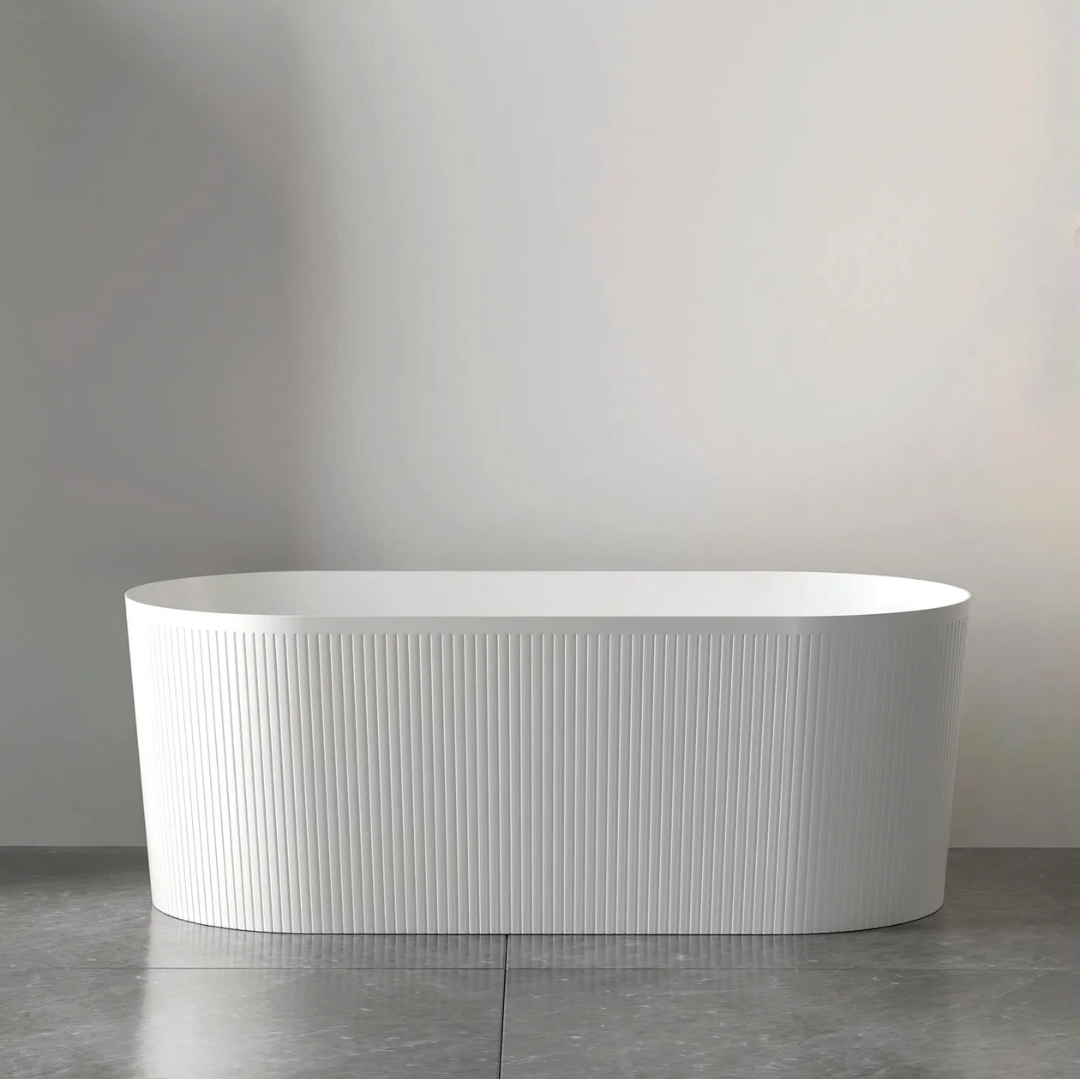 Noosa Bath Gloss White 1500mm