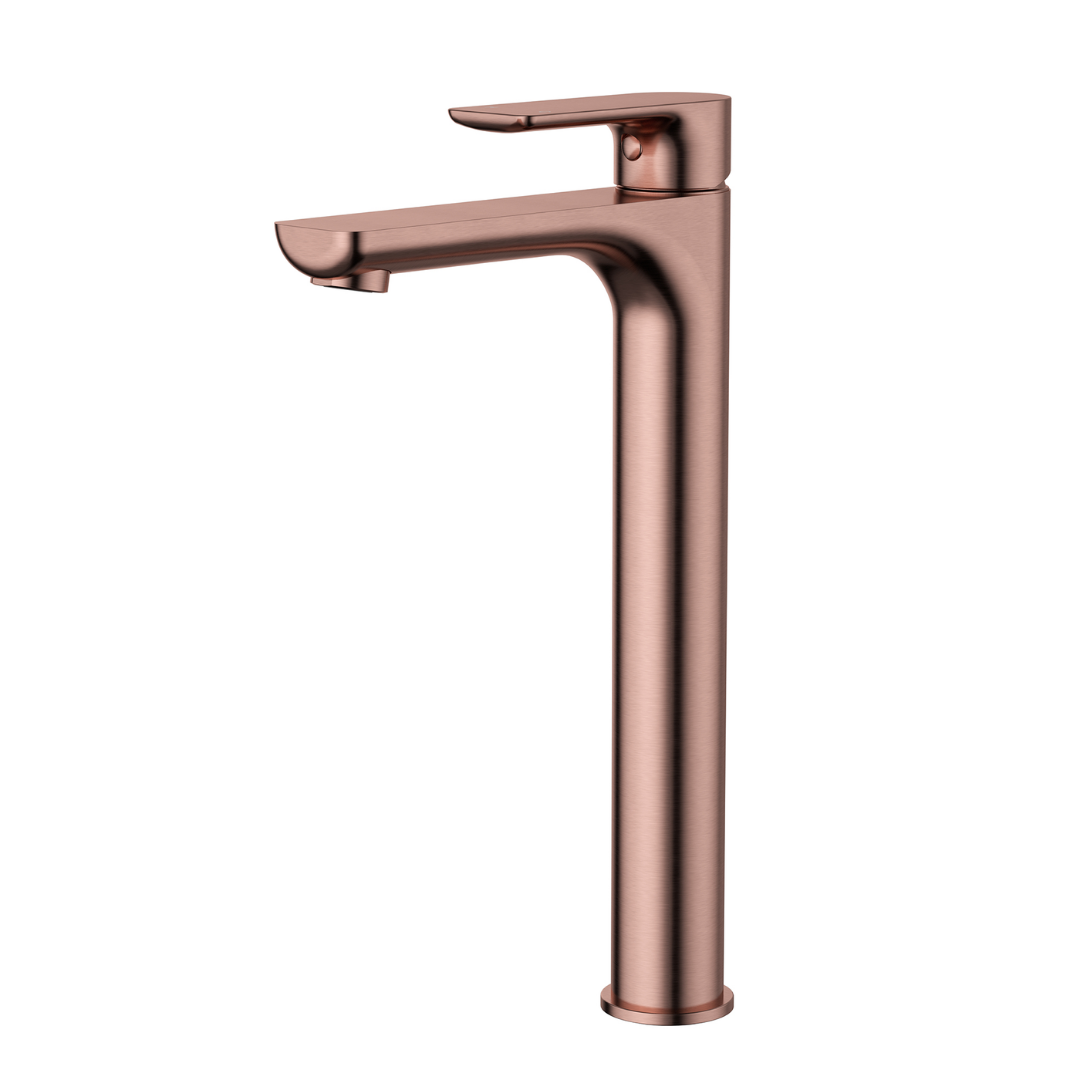 Nova High Rise Basin Mixer Champagne