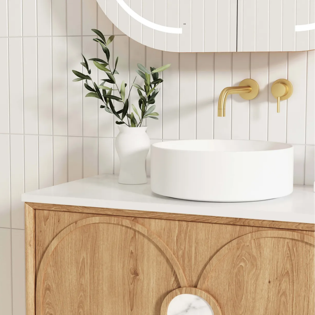 Laguna Natural American Oak Vanity 900mm