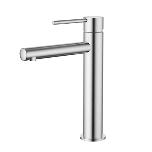 Star Mini Mid Rise Basin Mixer Brushed Chrome