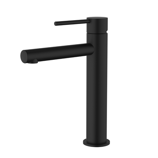 Star Mini Mid Rise Basin Mixer Matt Black