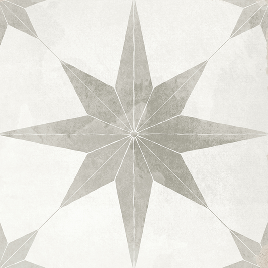 Majorca Star Grey 20x20cm