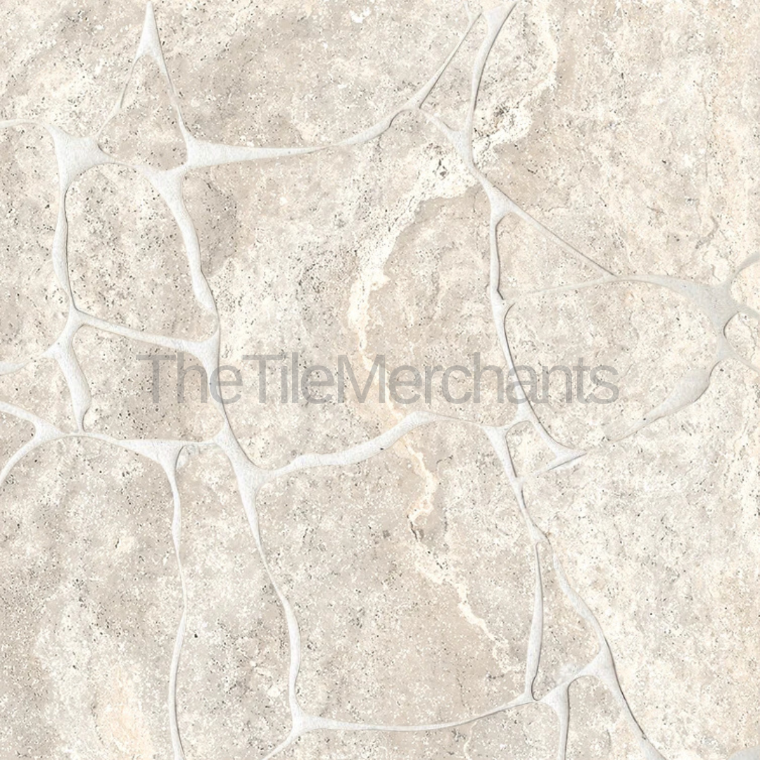 Travertino Bianco Crazy Pave