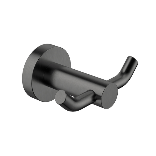 Mirage Double Robe Hook Gun Metal