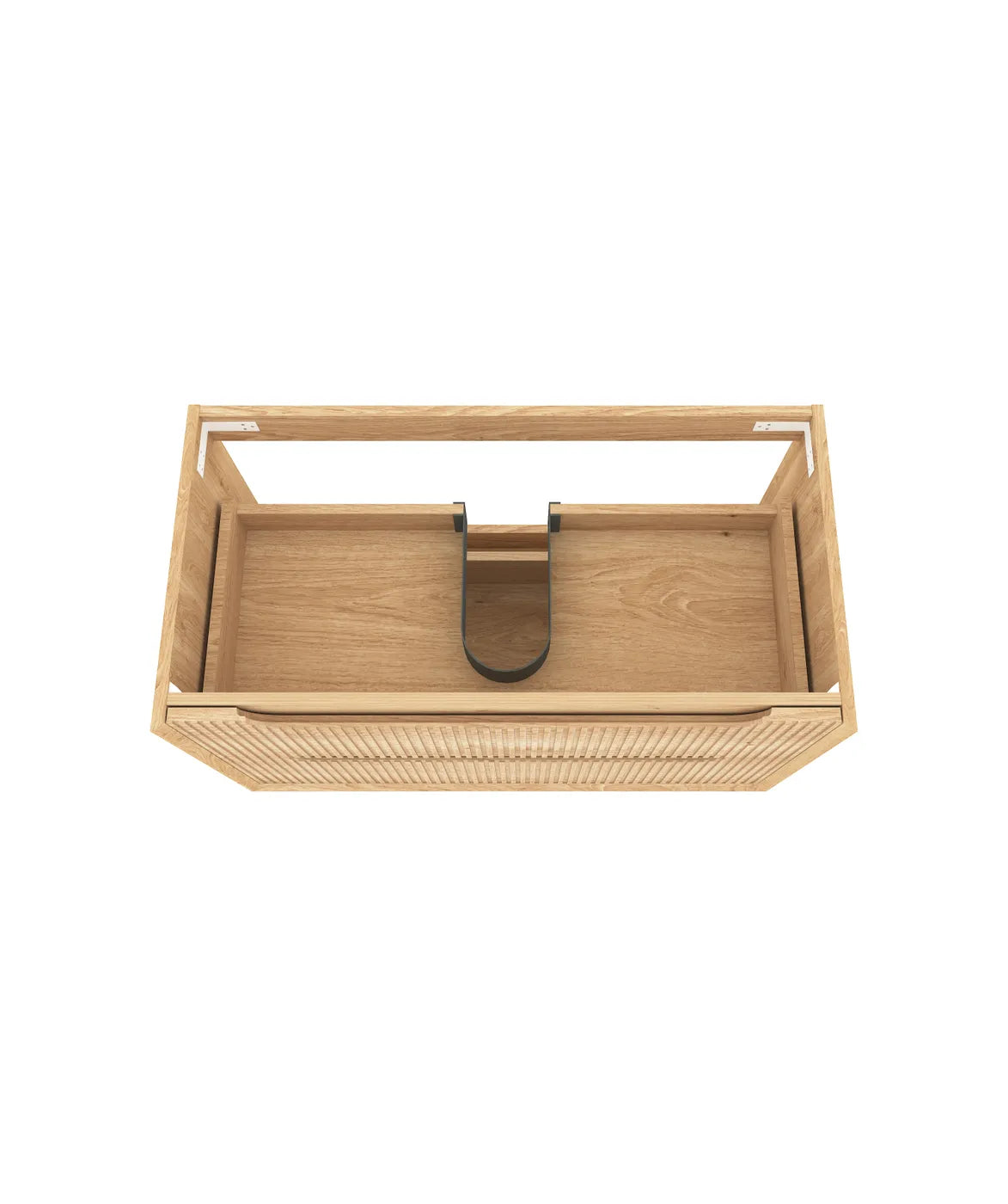 Fluted Byron Woodland Oak Vanity 750mm
