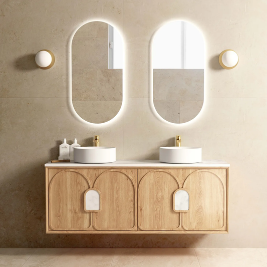 Laguna Natural American Oak Vanity 1500mm