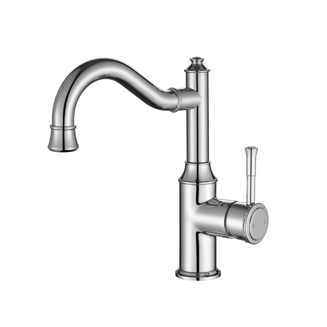 Montpellier Shepherd High Rise Basin Mixer Chrome