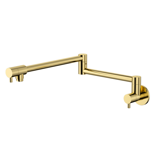 Star Mini Kitchen Pot Filler Polished Brass