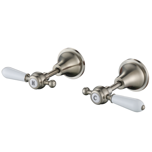 Bordeaux Wall Top Assemblies Brushed Nickel