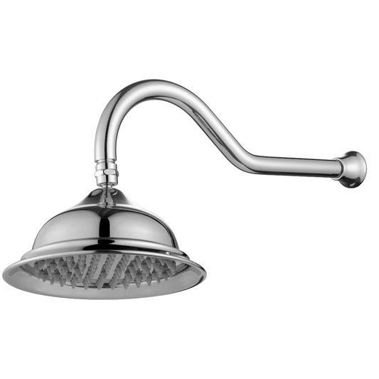 Bordeaux Shower Arm & Head Chrome