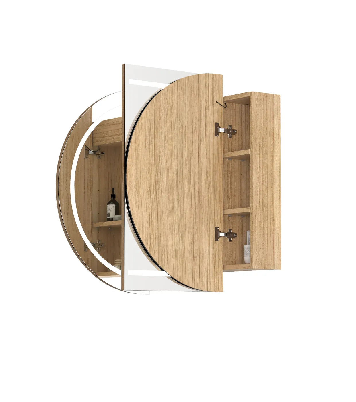 LED Bondi 1200x750 Woodland Oak Shaving Cabinet
